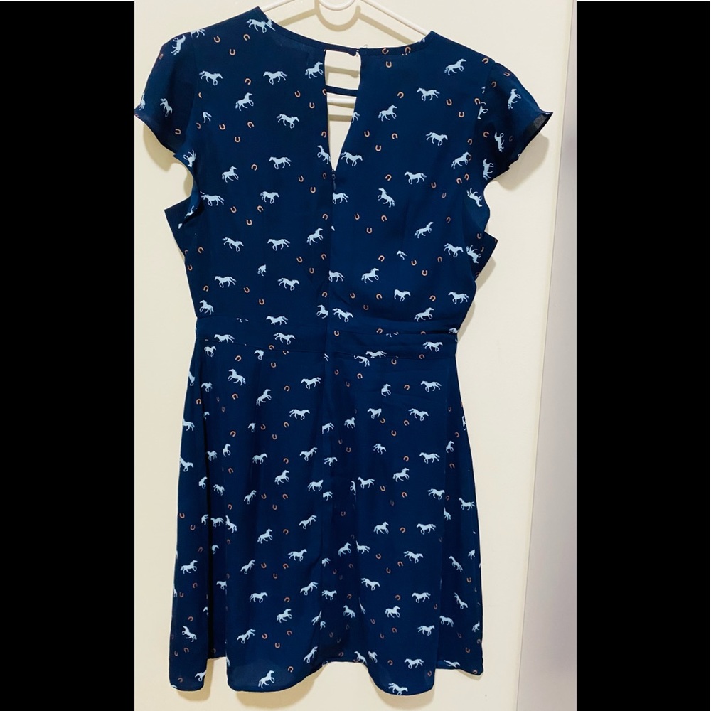 Maison Jules Ruffle Mini Dress Size Medium